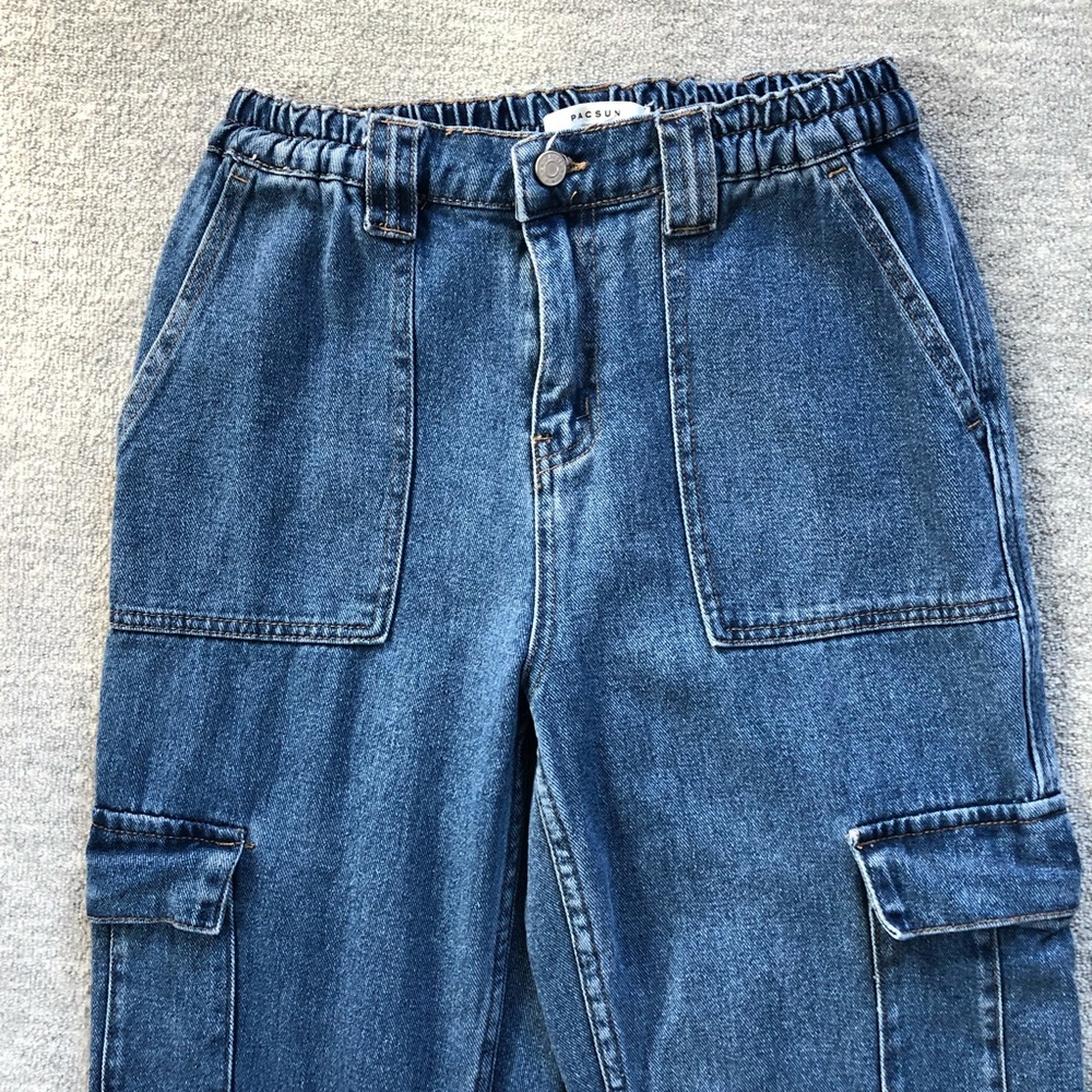 PacSun High Rise Elastic Waist Jeans - Picture 4 of 4